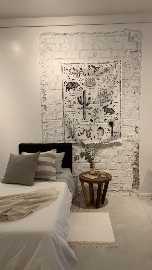 Tapiz Desert - Wall Art para living o dormitorio, en pana 100% poliéster.